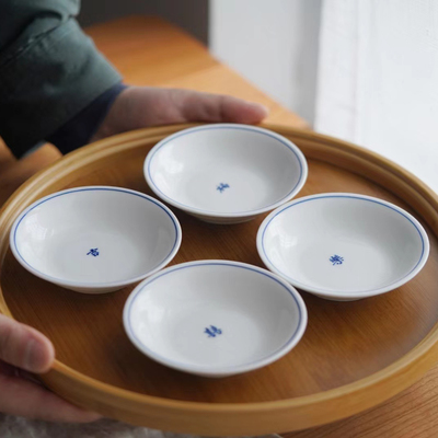 定一酱料碟中式手绘景德镇