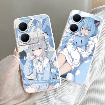 适用vivoy78t y77t y53t y52t y33t手机壳猫娘萝莉vivo y73t猫羽霖y100t二次元动漫y32t防摔软胶保护套可爱女