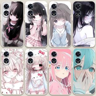 适用oppoa36/a35手机壳jk萝莉a58可爱女a58x二次元a55s防摔a55软胶套a32超火爆款a53 a56s a57 5G闺蜜a72卡通