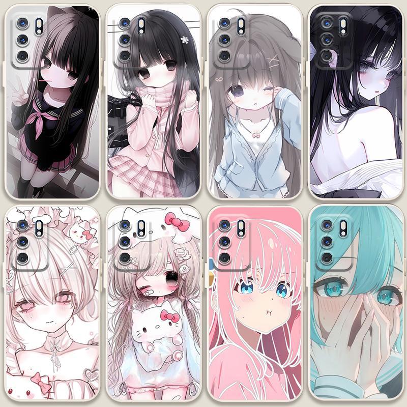 适用opporeno6手机壳JK萝莉reno6