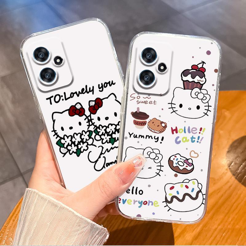 适用Redmi 14c红米13c手机壳12c情侣Redmi 13r可爱KT猫女红米8a 9a闺蜜萝莉保护套HM透明10A防摔全包软胶卡通