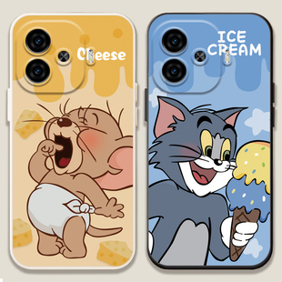 z9x防摔可爱男女爱酷iqooz9x全包软壳 Turbo汤姆猫和老鼠iqoo 适用于iqooz9手机壳奶酪杰瑞鼠iqoo