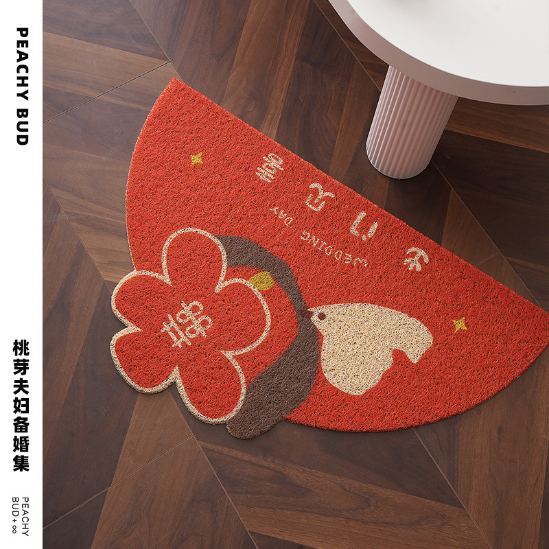 抖音小红书桃芽夫妇|pvc入户地垫