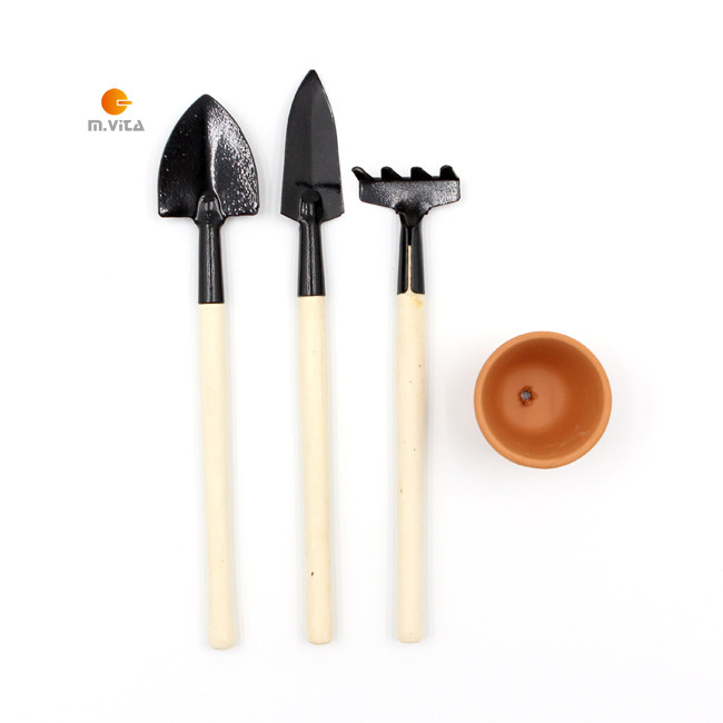 小号园艺工具蒙生赠送陶盆