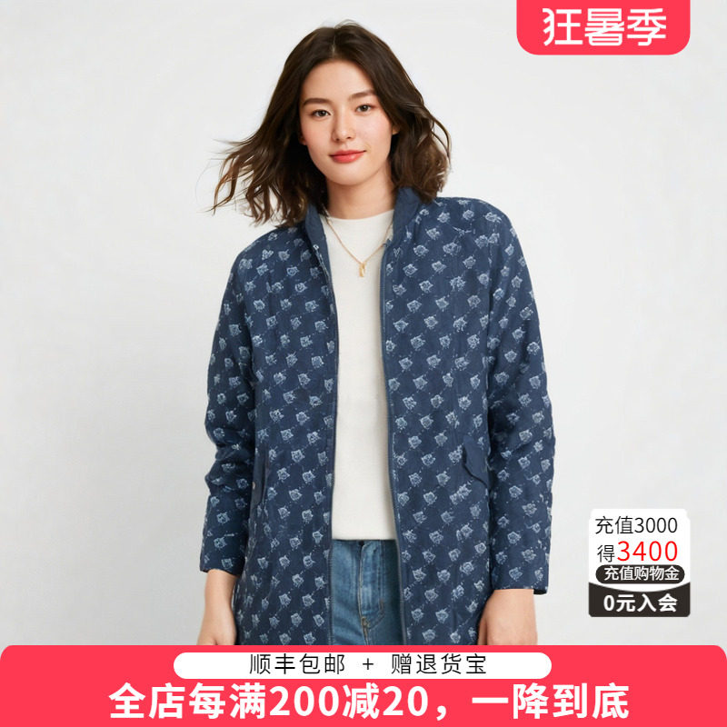 胖太太风衣外套连帽中长宽松舒适