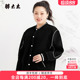 胖太太大码 棒球服春宽松显瘦黑白撞色外套百搭夹克424310510 女装