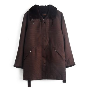 胖太太大码 棉服上衣女4525310 中长款