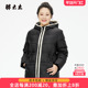 女装 韩版 冬装 胖太太大码 新款 时尚 短款 连帽宽松羽绒服潮323400310
