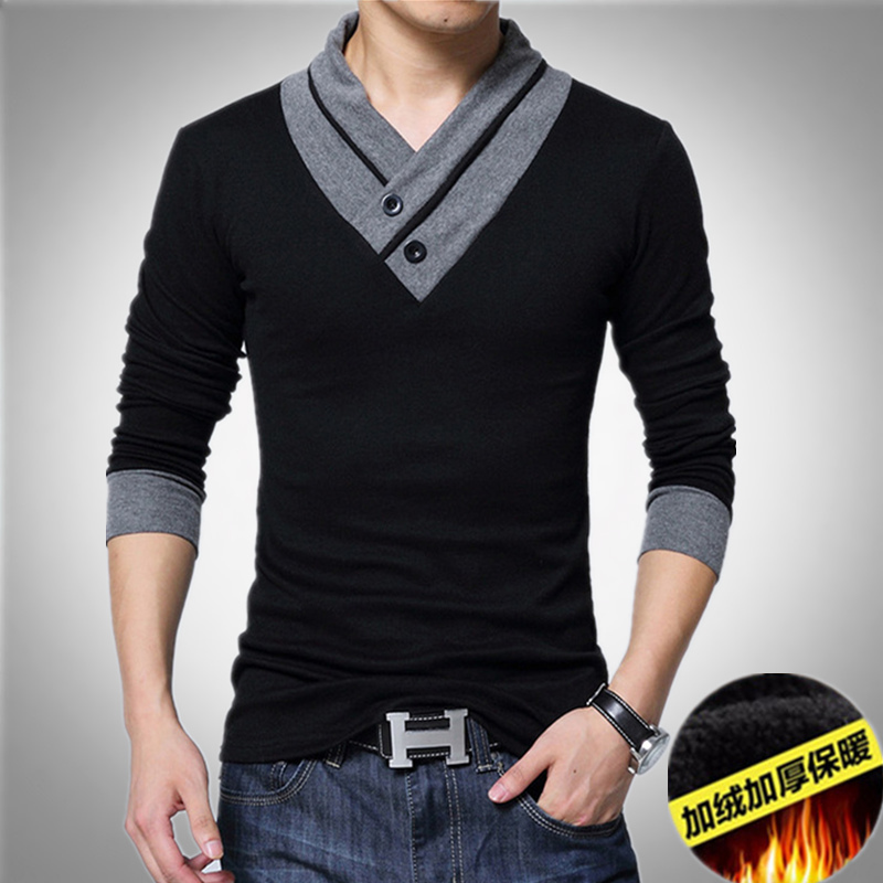 【运费险】胖子外穿长袖t恤纯棉