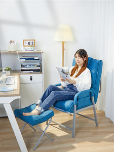 瑞仕达躺椅折叠午休办公室午睡孕妇靠背可躺懒人阳台家用休闲椅子