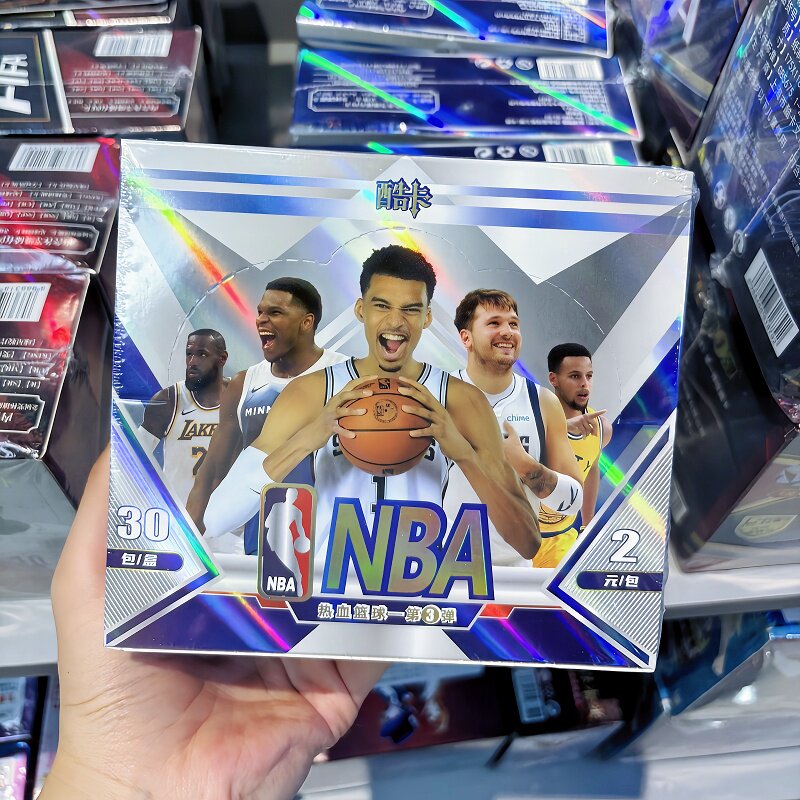 NBA球星卡酷卡黑耀篮球第1弹斯蒂芬库里动漫周边全套卡片收藏卡牌