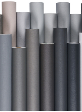 高级感哑光纯色深灰色壁纸自粘卧室家用宿舍墙纸自贴防水防潮防霉