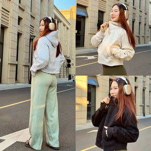 Scuba～全拉链带帽子外套加绒厚款秋冬保暖休闲宽松运动-18I-A971