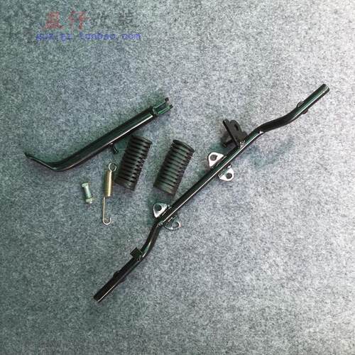 摩托车CG125珠江ZJ前脚踏JH70嘉陵侧脚架总成边架XF幸福加厚横总