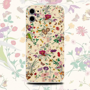 巷午 复古碎花适用于苹果15红米note13华为mate60pura70opporeno12小米14/11硅胶手机壳vivoiqooneo9p荣耀200