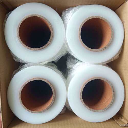 50cm宽缠绕膜打包薄膜批发工业塑料大卷物流PE拉伸膜保鲜膜包装膜