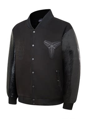 科比毁灭者重磅刺绣棒球服夹克