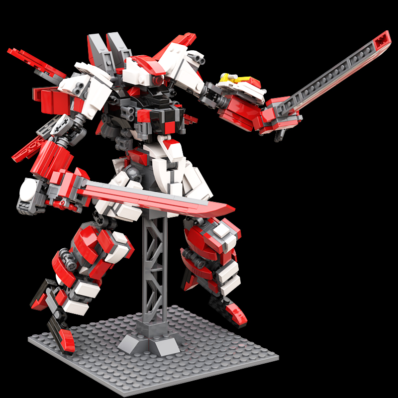 手办男孩子大型机甲积木益智拼装