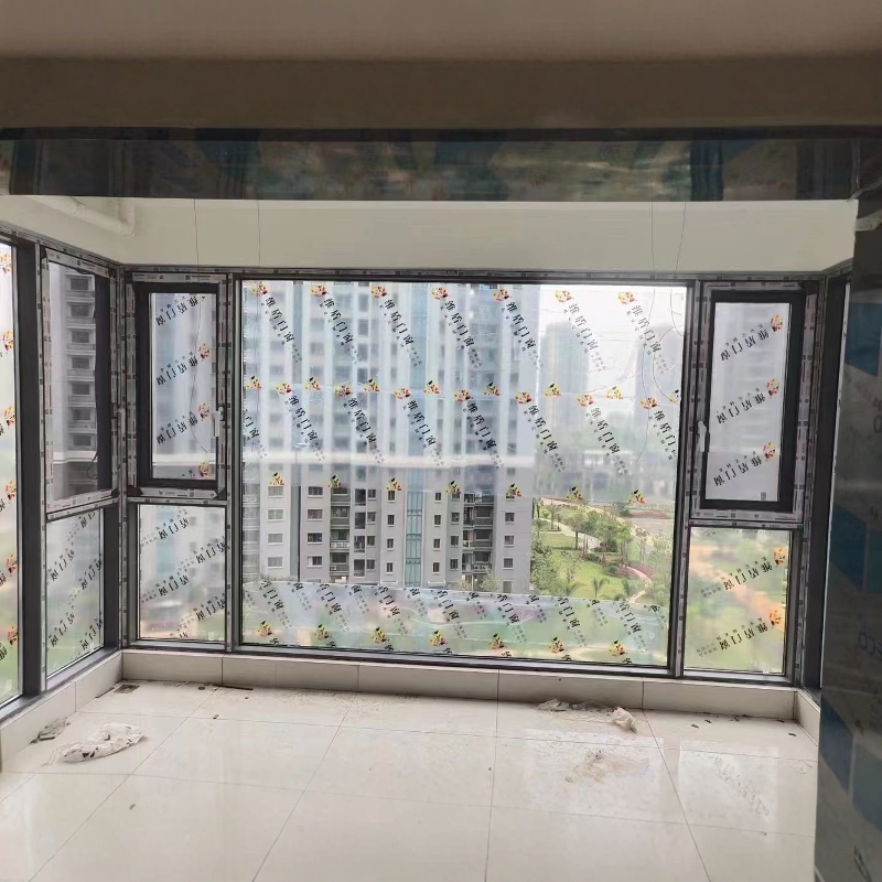 隔音窗质轩系统断桥铝门窗封阳台