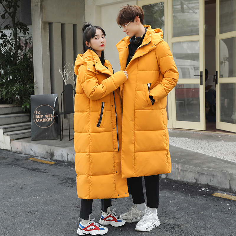 明星同款2022年冬季过膝羽绒棉服