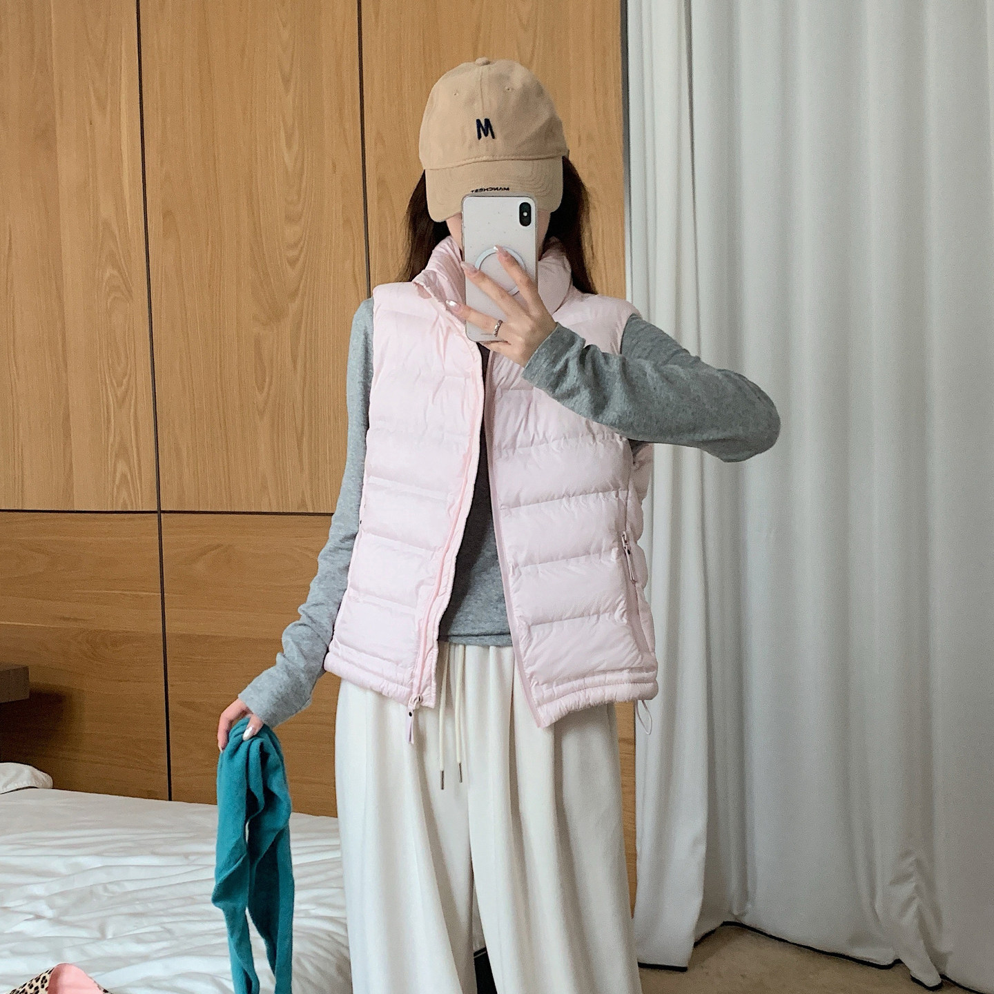 2026秋冬新款羽绒棉马甲女修身立领轻薄短款保暖马甲排骨棉服外套