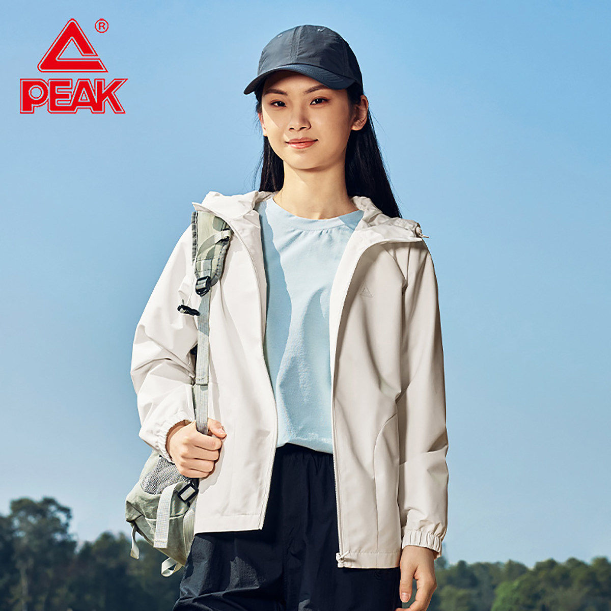 匹克梭织风衣女士2026春季新款轻薄透气休闲运外套衣防风防水外套