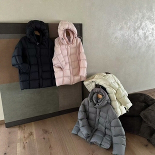 一手长进口连帽保暖白鹅绒服羽绒外套女 韩版 2025冬季 新品