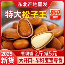 松子特大东北开口松籽散装特级大颗粒500g原味红松子孕妇罐装新货