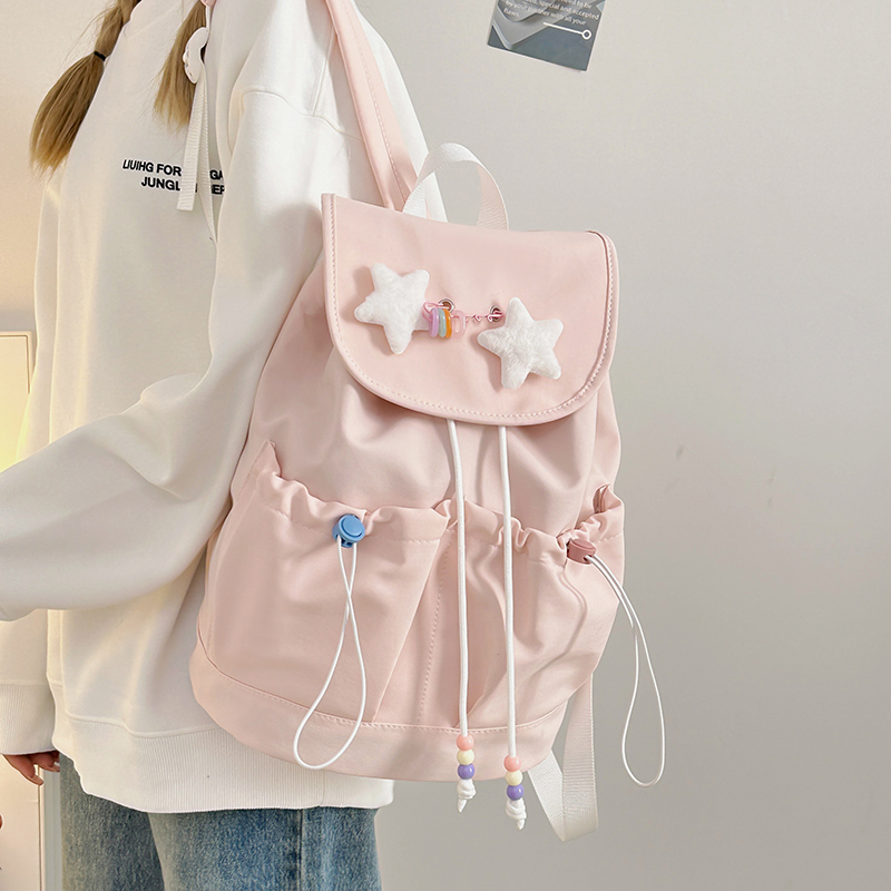 5.26花曦家新品  甜美少女韩版书包背包2025大容量初高中生双肩包