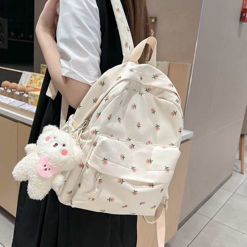 双肩包女初中生少女小背包潮书包