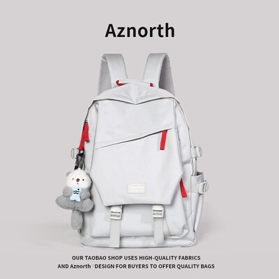 AZN女大容量户休闲外双肩包书包