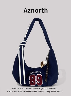 aZN新品 包包女2026新款休闲潮牌斜挎包百搭通勤手提包单肩包1.12