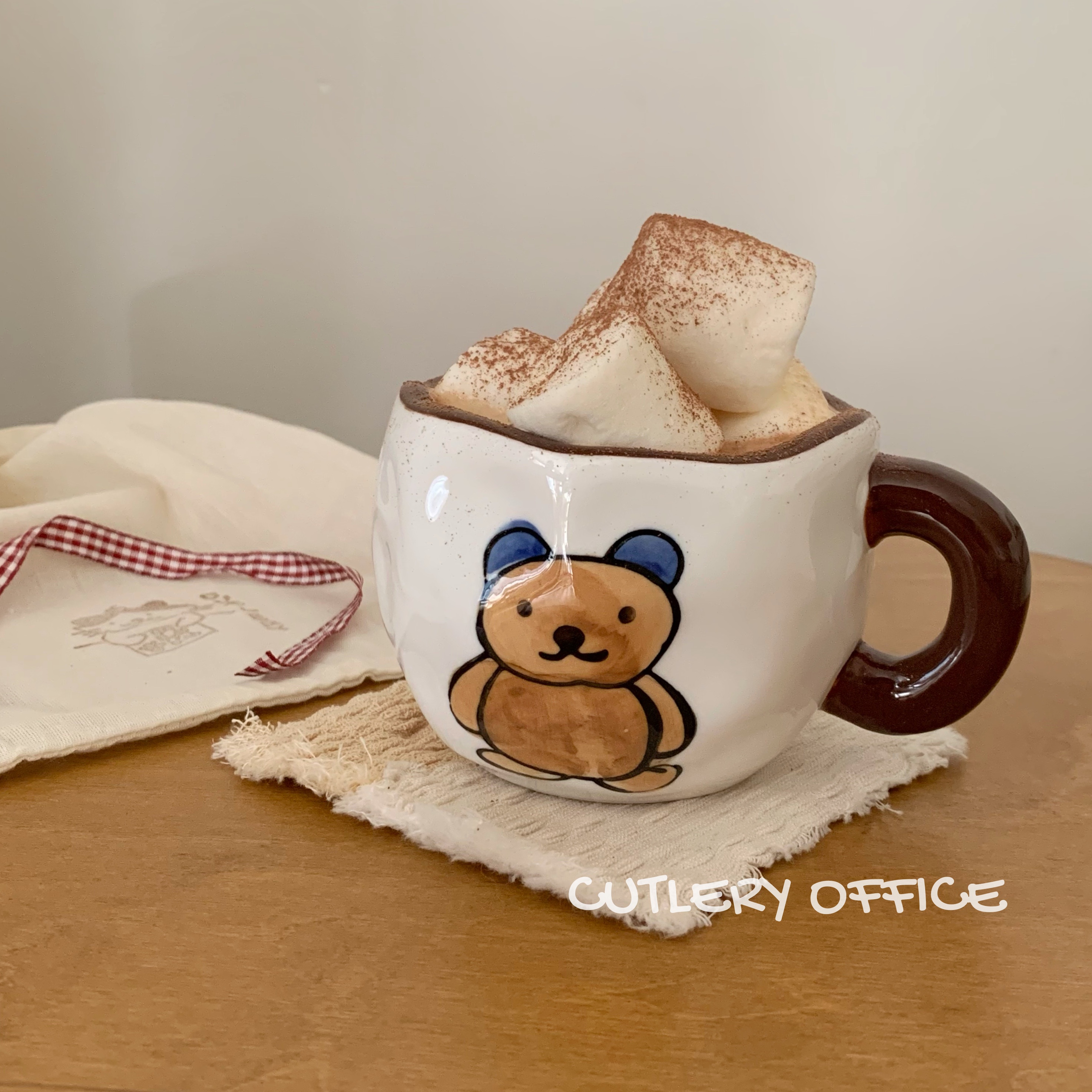 喜欢小熊手绘可爱马克杯