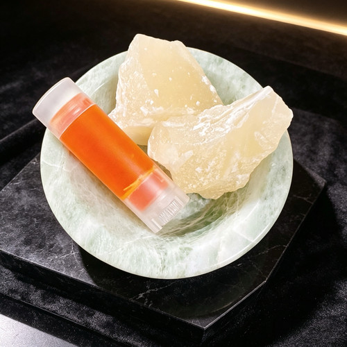 【橘子硬糖】沙棘果大红橘脂橙花花蜡原料无色Colorless Lip Balm