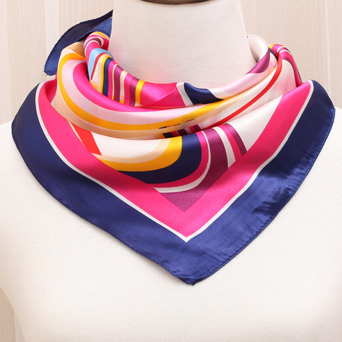 职业装女士百变风小方巾