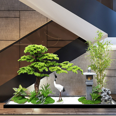 仿真迎客松景观植物造景