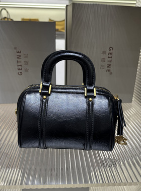 玛莎包包秋季百搭波士顿手提枕头包女洋气高级感斜挎包单肩小包