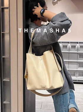 玛莎韩版大容量托特子母包包女新款2025单肩大包慵懒风斜挎包包潮