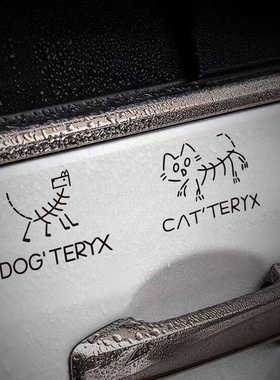 始祖猫狗个性创意车贴拉花车窗玻璃改装装饰摩托电动车贴纸定制