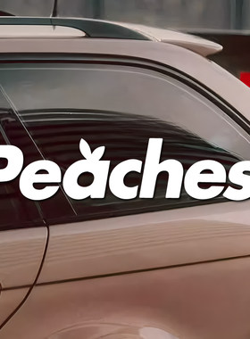 Peaches.汽车文化品牌车贴