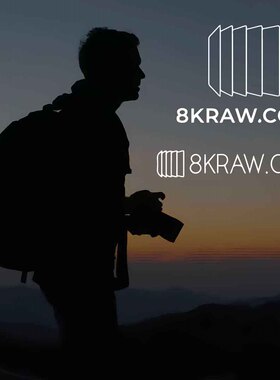 8KRAW logo 摄影拍摄 电动摩托创意字母个性防水车窗装饰车贴定制