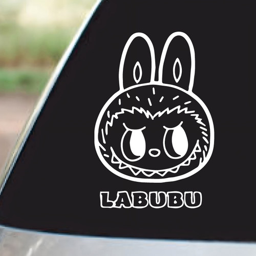 Labubu（拉布布）潮玩标识装饰贴