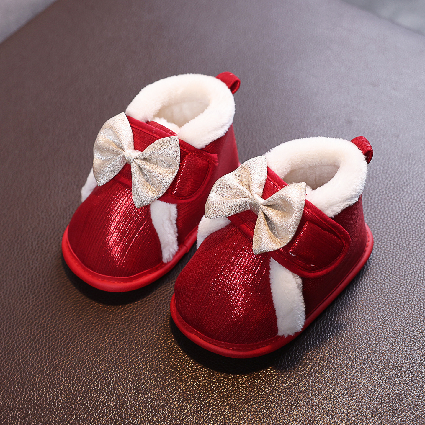 宝宝鞋冬季加绒女1周岁鞋公主鞋女童棉鞋保暖红色生日婴儿鞋软底,童鞋/婴儿鞋/亲子鞋,学步鞋,淘宝优惠券,粉丝福利购,淘宝优惠卷