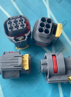 1745078-1 TE Connectivity 矩形连接器 外壳插座灰色6路 5.50mm