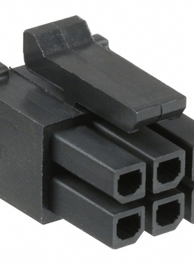 0430250600 Molex 矩形连接器  外壳 插座 黑色 3.00mm 6路
