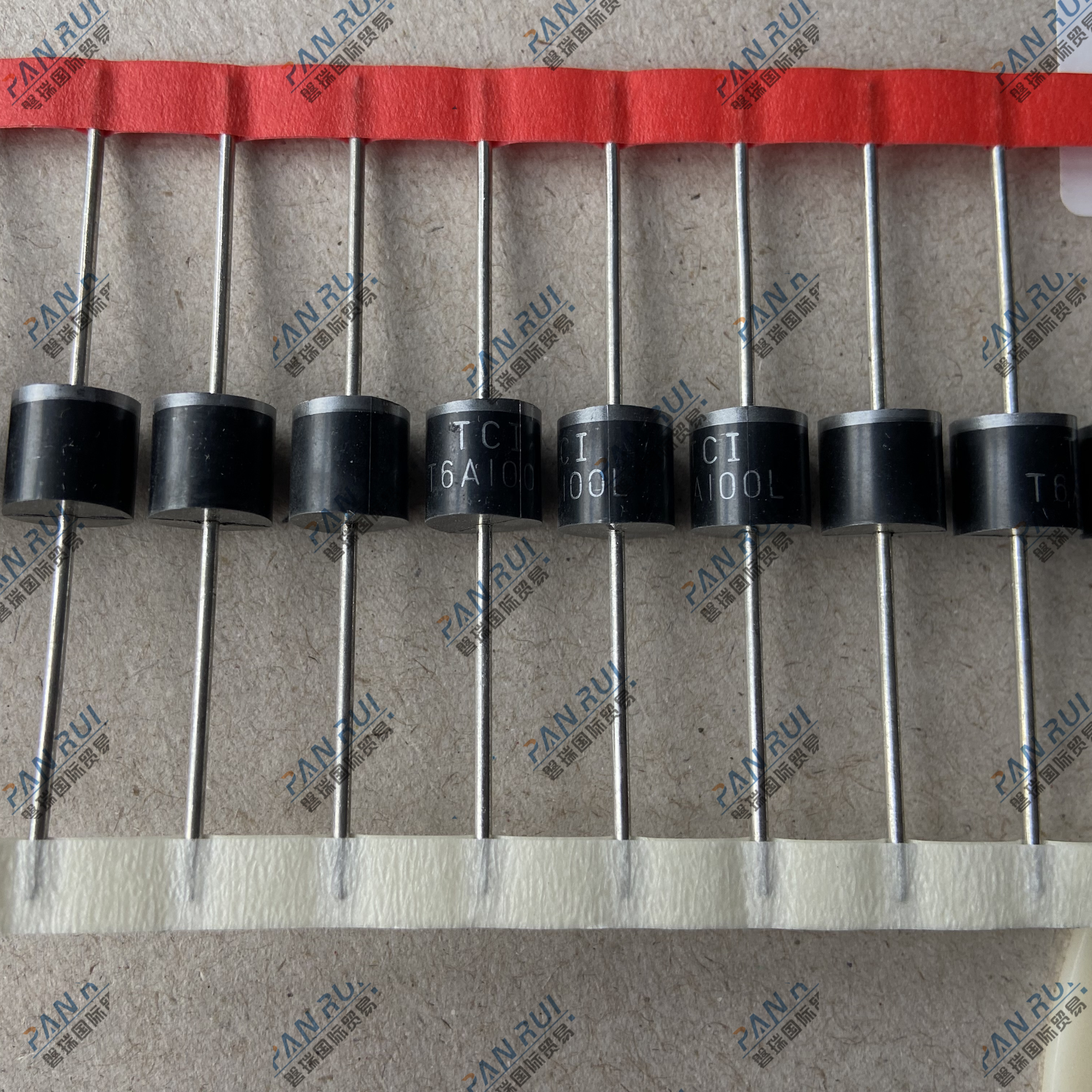 T6A100L Taitron Components 标准整流器 6A 1000V T6L PKG