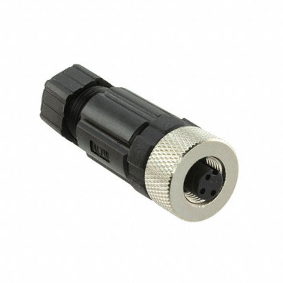 Amphenol 圆形连接器 M12A-03BFFB-SL7001