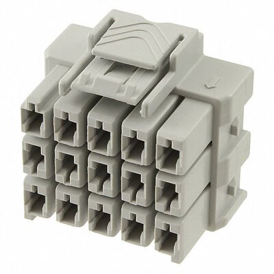TE Connectivity 矩形连接器 外壳 5-1971876-7