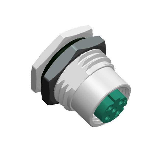 Amphenol 圆形连接器 M12D-04PFFS-SF8002