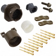 Amphenol 安费诺 公头插座 10路 MS3121F12-10P